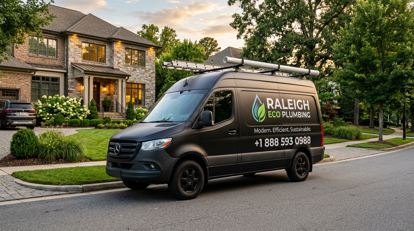Raleigh Eco Plumbing fleet vehicle