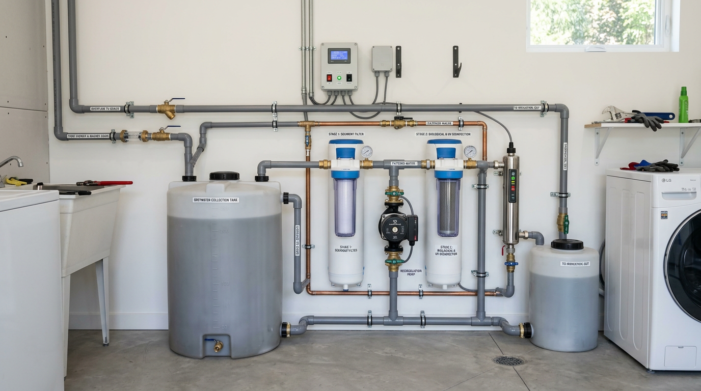 Greywater recycling system