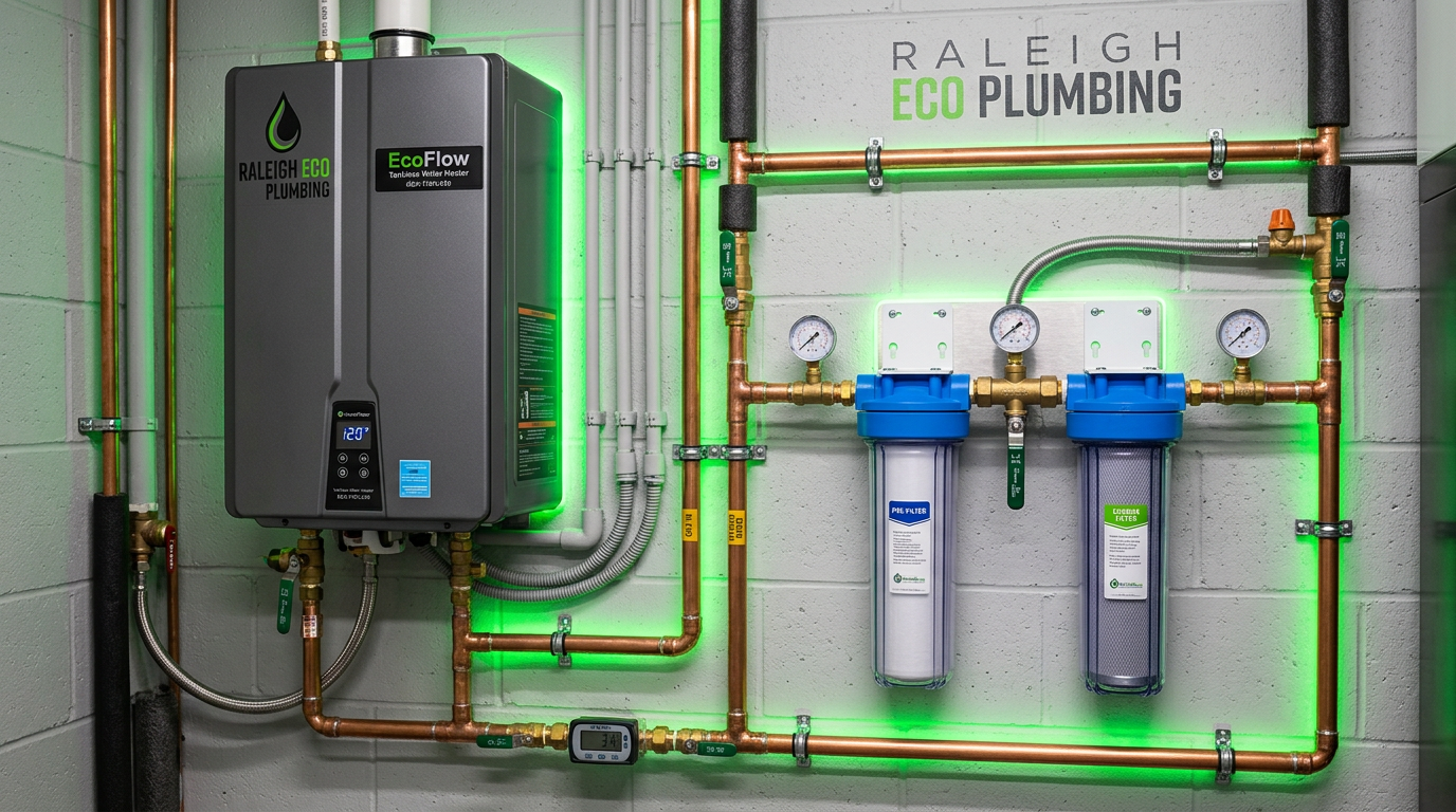 Water filtration and tankless systems Raleigh NC